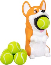 Corgi Dog Popper Toy - Pop Foam Balls Up to 20 Feet - 6 Balls Included -... - £18.42 GBP