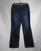 Talbots Women&#39;s Bootcut Flawless Five Pocket Dark Wash Denim Jeans Size 12 - £18.78 GBP