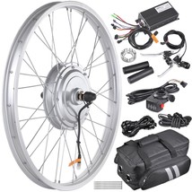 36V 750W 24&quot; Front Wheel Electric Bicycle Conversion Kit For 24&quot;X1.75&quot;-2.1&quot; Tire - £317.54 GBP