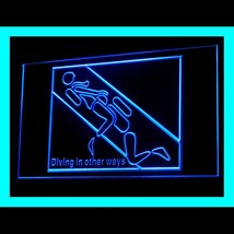 230083B Diving In Other Ways Funny Scuba Flag Technical Explorers LED Light Sign - £17.57 GBP