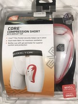 Shock Doctor Core Compression Shorts Boys Waist L (26-28&quot;) - £15.81 GBP