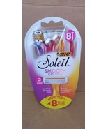 BIC Soleil Color Collection Women&#39;s Disposable Razor, 3 Blade, 8 Razors  - $12.40 CAD
