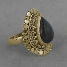 925 Sterling Silver Labradorite Gems Rose Gold / Gold Plated women Ring GRS1376 - £31.35 GBP+