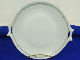 Bavaria Porcelain Plate w/ Handles Gold Trimmed 9&quot; - £27.95 GBP