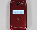 Doro PhoneEasy 618 Red/White Flip Phone (Consumer Cellular) - $16.99