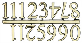 1/2&quot; Classic Gold Clock or Craft Numerals -Numbers 1-12 - NC112-12 - £1.79 GBP