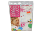 VINTAGE CURITY BABY PILLOW CASE CLOWNS BALLOONS 12&quot; x 16&quot; NEW IN PACKAGE... - $23.75