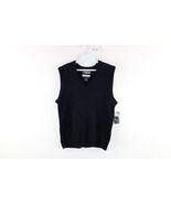 NOS Vintage Youth Size 18 Blank School Uniform V-Neck Sweater Vest Navy ... - $539.56 MXN