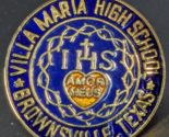 Vintage Villa Maria High School - Brownsville, Texas -  Enamel Pin - $19.79