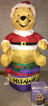 2005 Gemmy Christmas Disney Winnie The Pooh Hunny Inflatable 4FT Indoor Use Only - £62.63 GBP