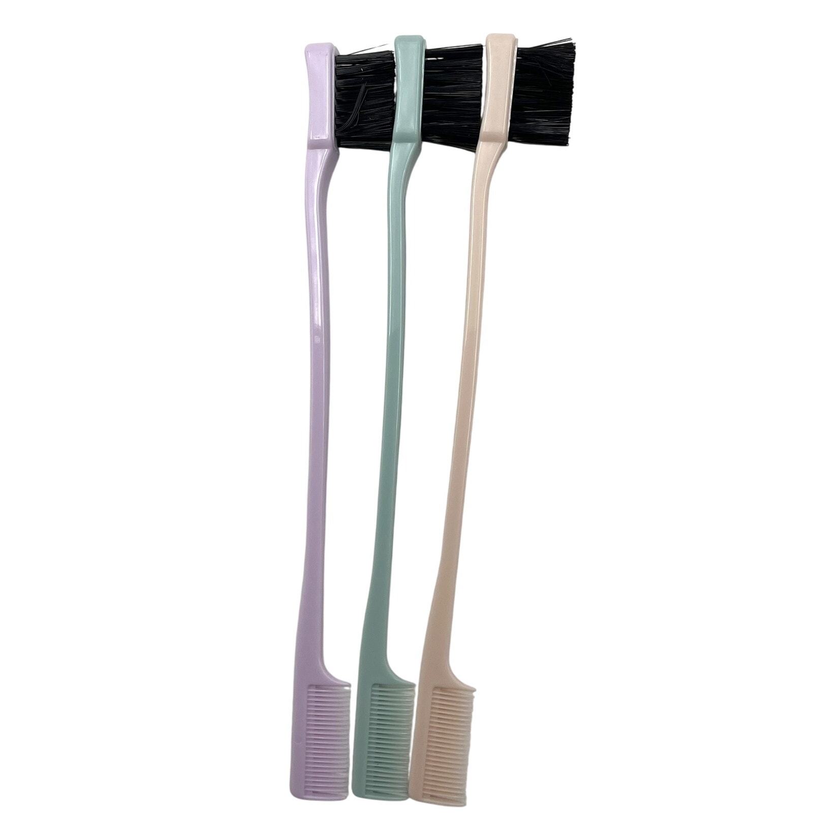 Diane Edge Perfect 2-In-1 Brush &amp; Comb 3 Pack With Different Colors - $11.95