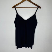 Magicsuit 12 Black Tankini Top Swim Draped Stretch Slimming Fit Swimsuit - $22.00