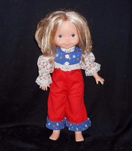 VINTAGE 1982 FISHER PRICE JENNY OR MANDY BLONDE HAIR DOLL STUFFED PLUSH TOY - $33.25