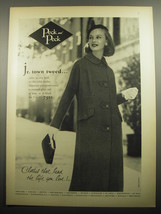 1957 Peck and Peck Coat Advertisement - Jr. Town Tweed - £14.56 GBP