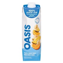 10 X Oasis Strawberry And Banana Fruit Juice 960ml Each - Free Shipping - £44.96 GBP