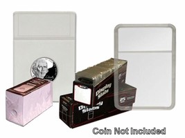 BCW - 2x3 Display Slab with Foam Insert-Combo, Nickel White, 25 pack - $28.49