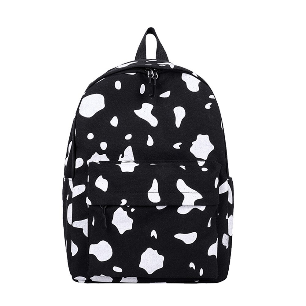 Primary image for Cow Pattern Backpack For School Teenagers Girls Vintage Casual School Bag Mochil