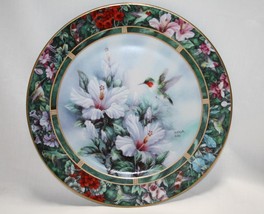 Lena Liu #1 The Ruby-throated Hummingbird Tresury Plate  #2274 - £15.98 GBP