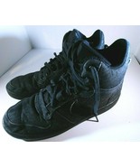 Nike Court Borough Mid Premium Men’s  Dark Grey/Black Denim Sneakers Siz... - $44.76 CAD