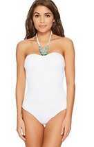 Lauren Ralph Lauren Womens Beach Club Bead Necklace One-Piece Swimsuit, ... - $50.68