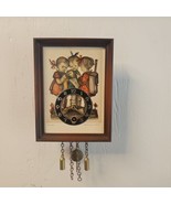 Vintage Hummel Miniature Wall Clock Ars Sacra 9635 3 School Girls German... - $19.75