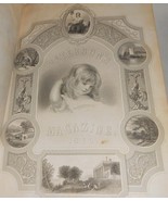 C. 1860 Vol 37 LEATHER BOUND - PETERSON&#39;S MAGAZINE (January-June 1860) - €170,78 EUR