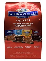 Ghirardelli Assorted Squares Chocolates Net Wt 23.8 Ounce  - £29.83 GBP