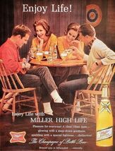 Miller Light Beer Advertising Metal  Sign 8x12in Vintage Mancave Man Cav... - $34.72 CAD