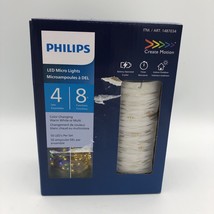 Philips Led Micro Lights 4-Sets 8-Functions color changing M38E - £12.45 GBP
