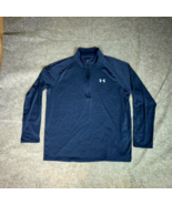 Under Armour Mens Pullover Extra Large Navy Gray Performance Lightweight... - $20.98