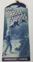 Marine Studios Marineland Underwater Knife Shark Attack Brochure Vintage 1950s - £14.90 GBP