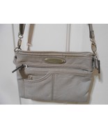 Rosetti Vintage small shoulder strap gray zipper purse handbag  - $11.87