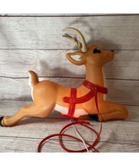 Christmas Reindeer Grand Venture Lighted Reindeer Blowmold W/ Box and  A... - $5,017.16 MXN
