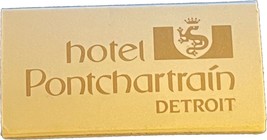 Hotel Pontchartrain, Detroit, Michigan, Matches Matchbox - £8.00 GBP