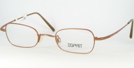 Esprit 9148 COLOR-028 Amber Brown Eyeglasses Glasses Metal Frame 45-21-140mm - £29.96 GBP