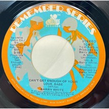 Barry White Can&#39;t Get Enough of Your Love Babe / You&#39;re the First 45 Soul 1974 - £9.52 GBP
