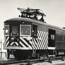 Central California Traction Railroad CCT #7 Trolley Car B&amp;W Tecrasilk Photo - £14.51 GBP