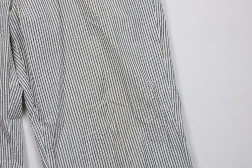 Vintage 90s J Crew Mens 38x36 Pinstriped Seersucker Wide Leg Chino Pants Cotton Item image 5