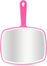 Handheld Mirror, Portable Hand Mirror with Hanging Hole in Handle, Pink ... - $311.92 MXN