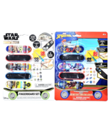 2 Packs Fingerboard Set Marvel Spider-Man And Star Wars Mandalorian - £29.89 GBP