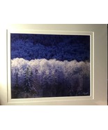 Mantle of White Ron Mellott matted photography Hoar Frost Nooksack River... - $67.49