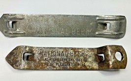 2 Vtg Bottle Openers Drink National Beer Breweriana Metal Barware Baltimore MD - £7.73 GBP