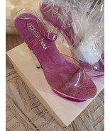 Size 8 - The Highest Heel Fuchsia Pink  - $553.13 MXN