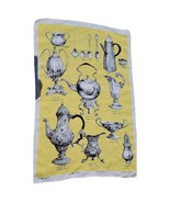 Vintage Irish Linen Tea Towel-1960&#39;s/50&#39;s-Antique Silver-NWOT - £15.49 GBP