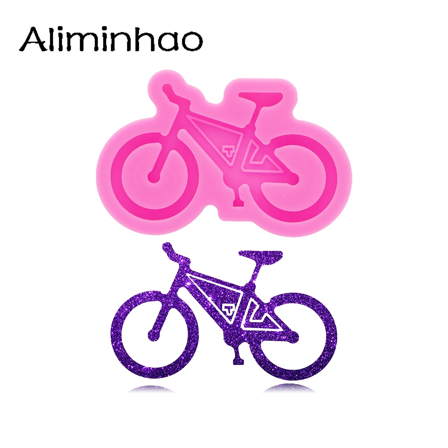 DY1049 Shiny Mini Bike Bicycle Keychain Resin  Mold, Crafting Mold Ma Wi... - £87.50 GBP