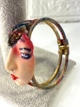 Unique Handmade Homemade Bracelet Woman&#39;s Face Art Project - £23.70 GBP