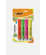 Bic Brite Liner Grip Xl Highlighter - Chisel Marker Point Style - Fluore... - £6.19 GBP