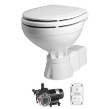 Johnson Pump AquaT Toilet Silent Electric Compact - 12V w/Pump [80-47231... - $355.94