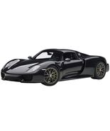 Porsche 918 Spyder Weissach – Basalt Schwarz Black Metallic 1:12 Model Car - $705.01 CAD