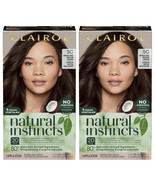 2-Clairol Natural Instincts Semi-Permanent Hair Dye, 5C Brass Free Mediu... - $505.98 MXN